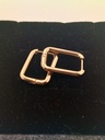Aretes Argollas Rectangulares