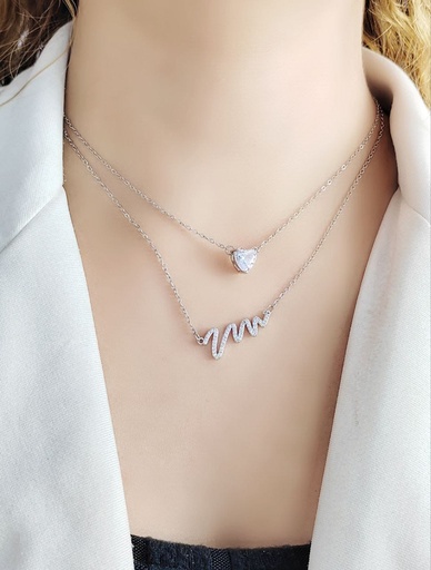 [612536] Corazon De Diamante Platedo